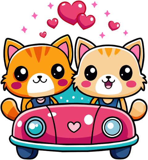 ai-generated-cats-car-kittens-8712227