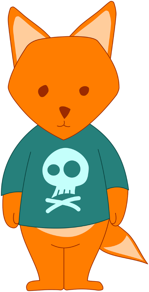 fox-shirt-skull-animal-8730633