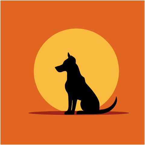 dog-puppy-silhouette-animal-breed-8763140